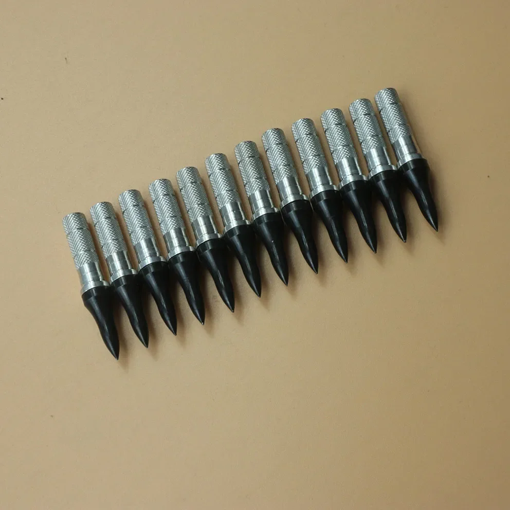 Punta de flecha caza de cabeza ancha en aluminio para eje 6,2 mm - imagen 5