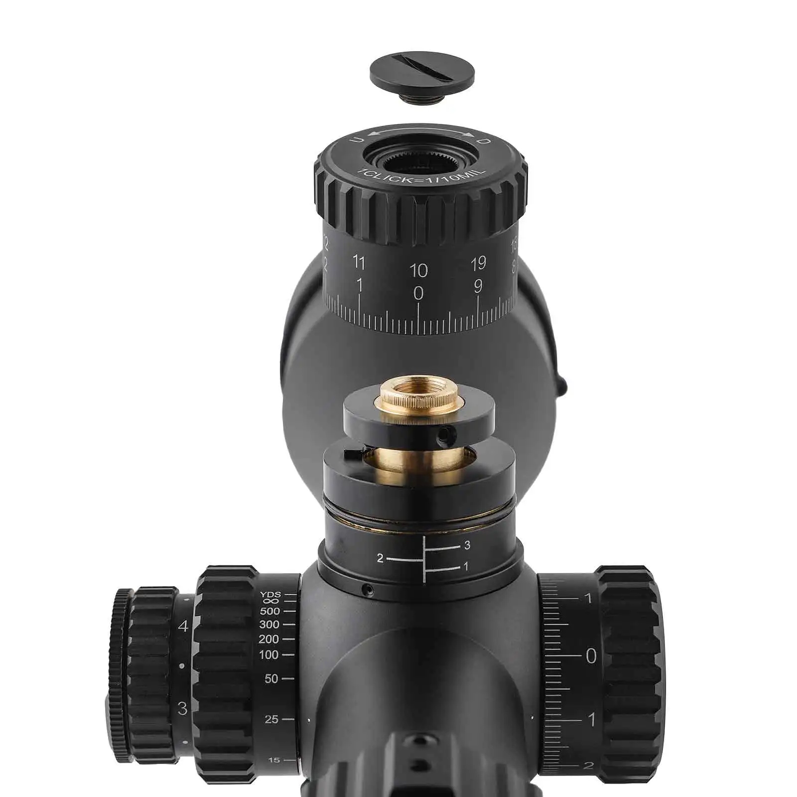 MARCOOL EVV Visor telescópico FFP SFIR con Zero-Stop para caza táctica - imagen 4