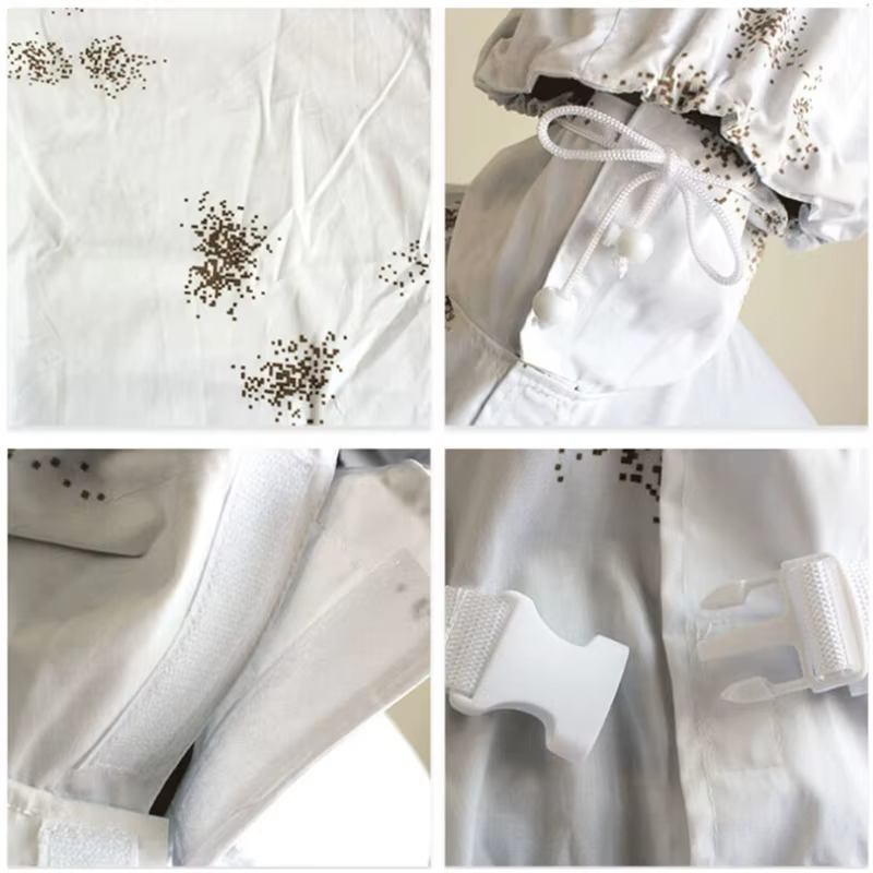 Traje táctico camuflaje blanco nieve: chaqueta y pantalón - imagen 5