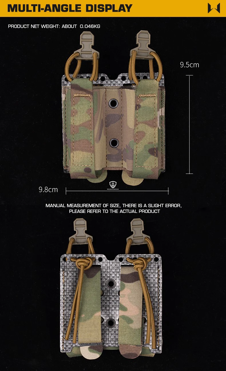 Detalle de la funda y el formato doble