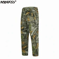 Pantalones softshell térmicos camuflaje biónico para caza y pesca