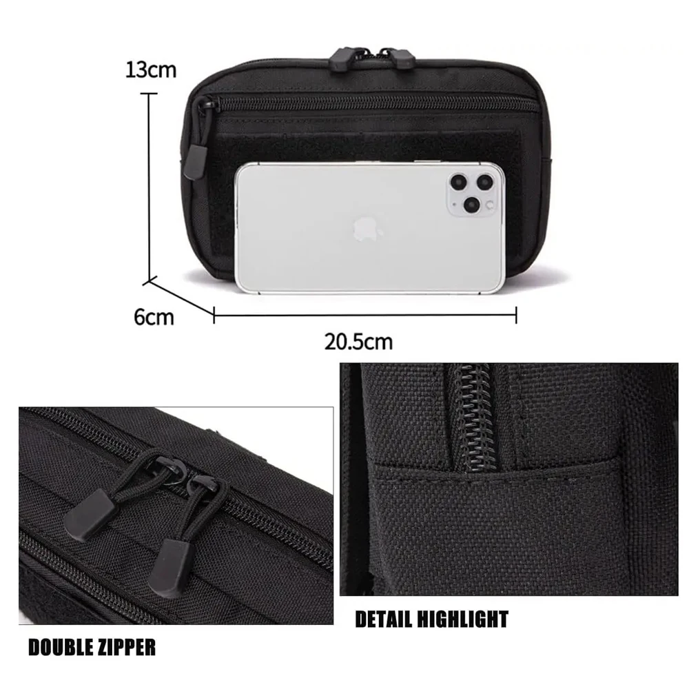 Bolsa MOLLE organizadora impermeable cortada con láser para chaleco - imagen 2