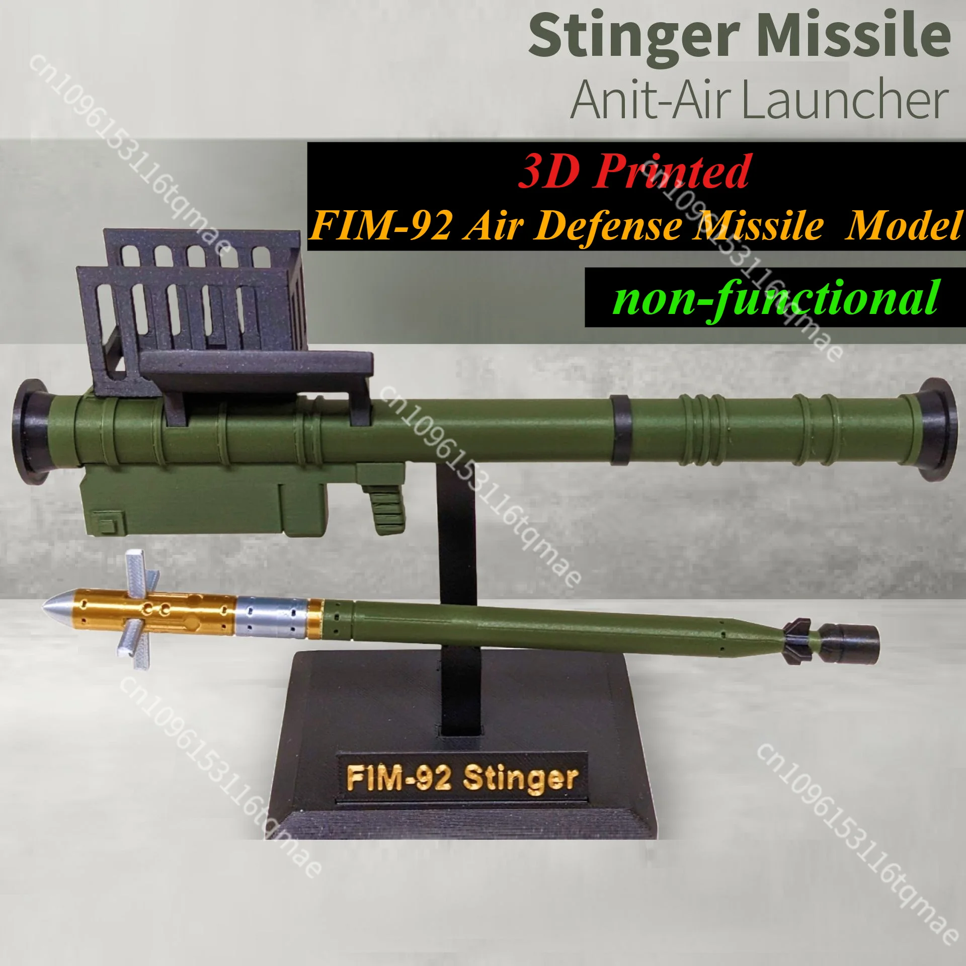 Modelo FIM-92 impreso en 3D estático, no funcional, realista - imagen 3