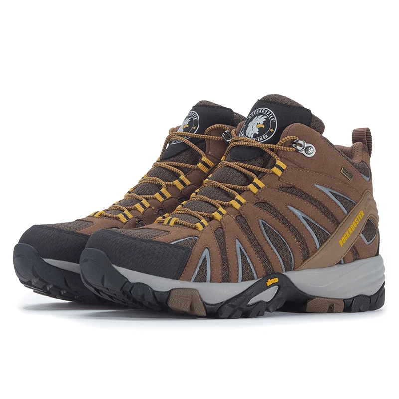 Rockrooster botas tácticas impermeables senderismo cuero hombre