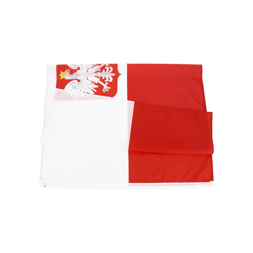 FLAGLINK Bandera de Polonia exterior tipo emblema para decoración - imagen 5