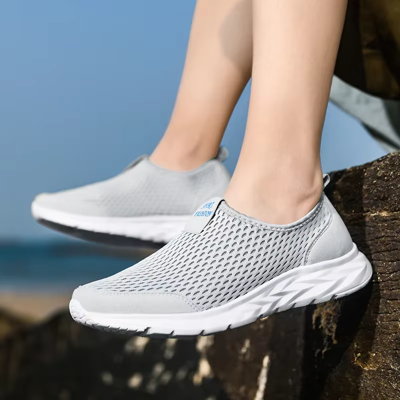 Zapatillas hombre transpirables malla estilo loafer casual verano - imagen 5