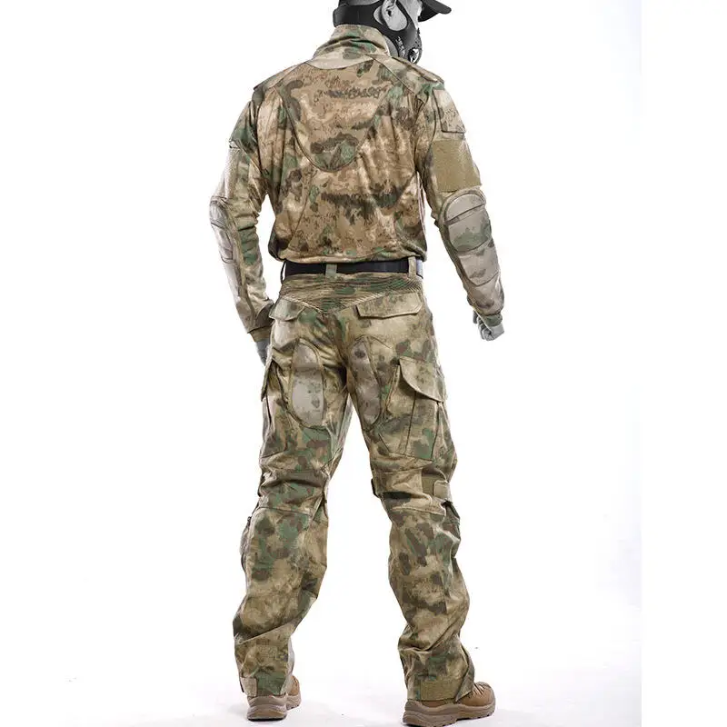Uniforme táctico EMR verde FG camuflaje ruinas entrenamiento hombre - imagen 4