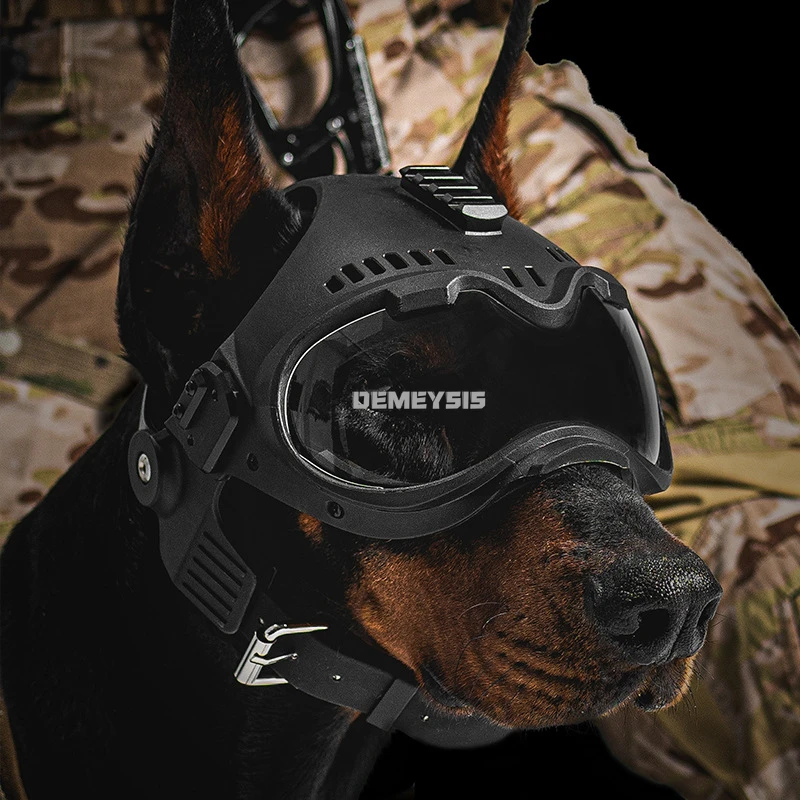 Casco táctico para perro con protección auditiva - imagen 3