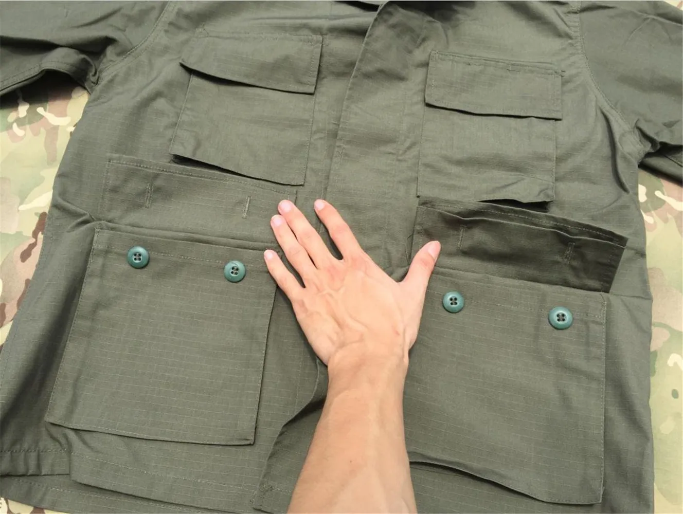 RG Ranger verde Uniforme táctico BDU manga larga y pantalón - imagen 4