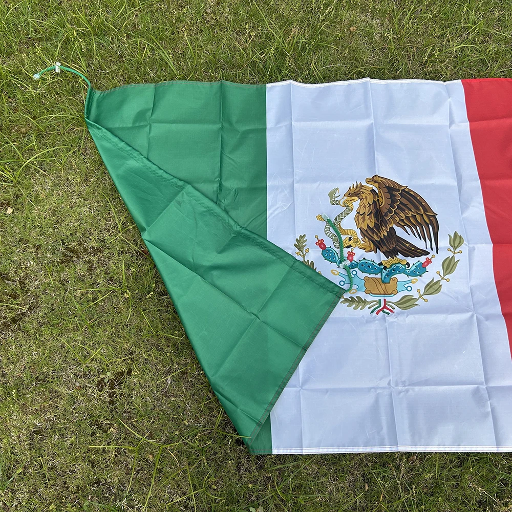 Bandera México poliéster tipo chal para hombro interior y exterior - imagen 2