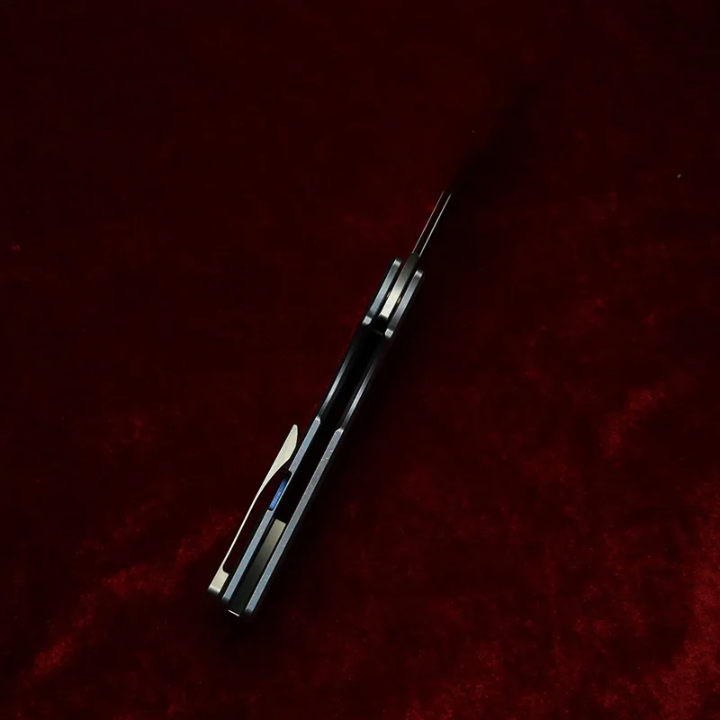 LEMIFSHE Rosie XL Cuchillo plegable EDC hoja acero M390 titanio - imagen 5