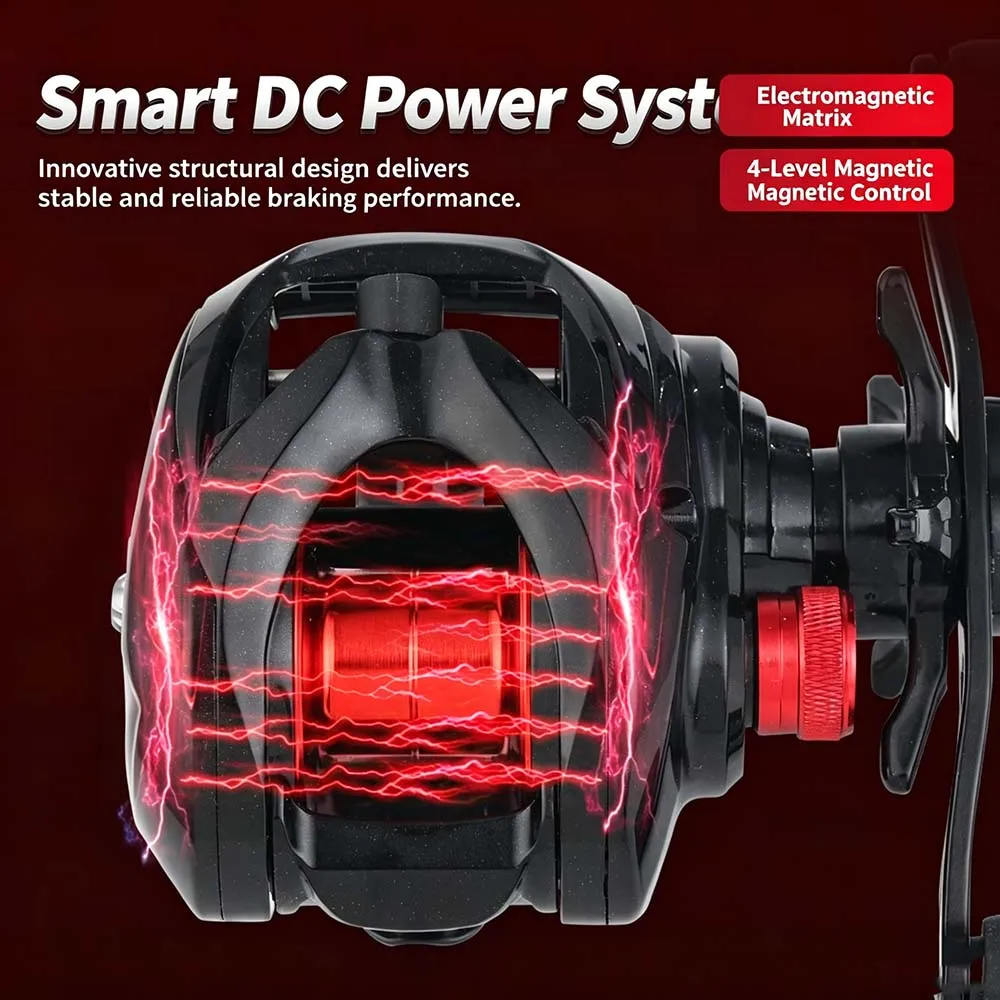 DC Smart – Carrete de baitcasting con freno electrónico - imagen 3
