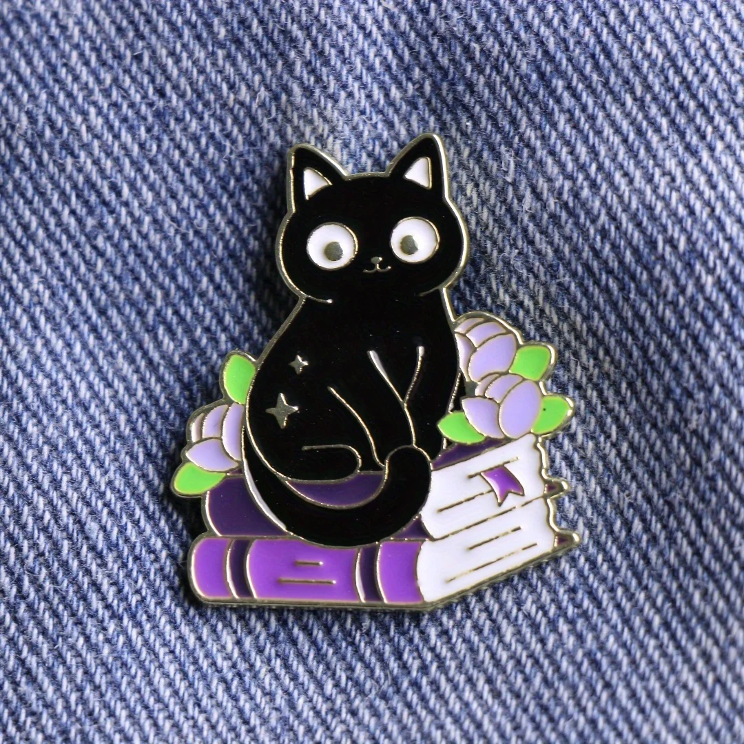 Pin esmaltado metal animales de dibujos para solapa y mochila - imagen 2