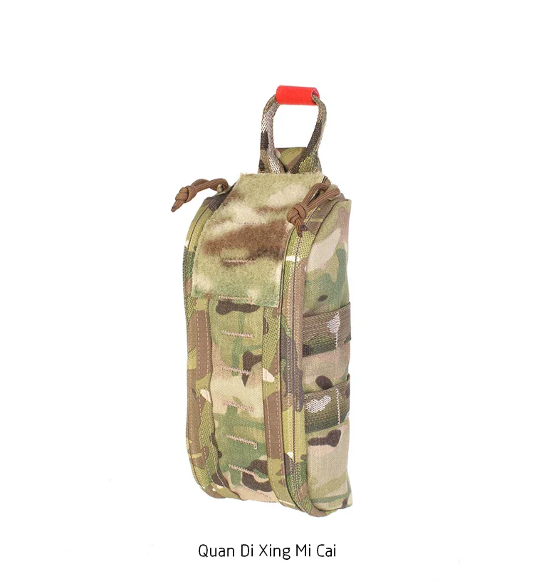 Bolsa en uso durante partida de airsoft