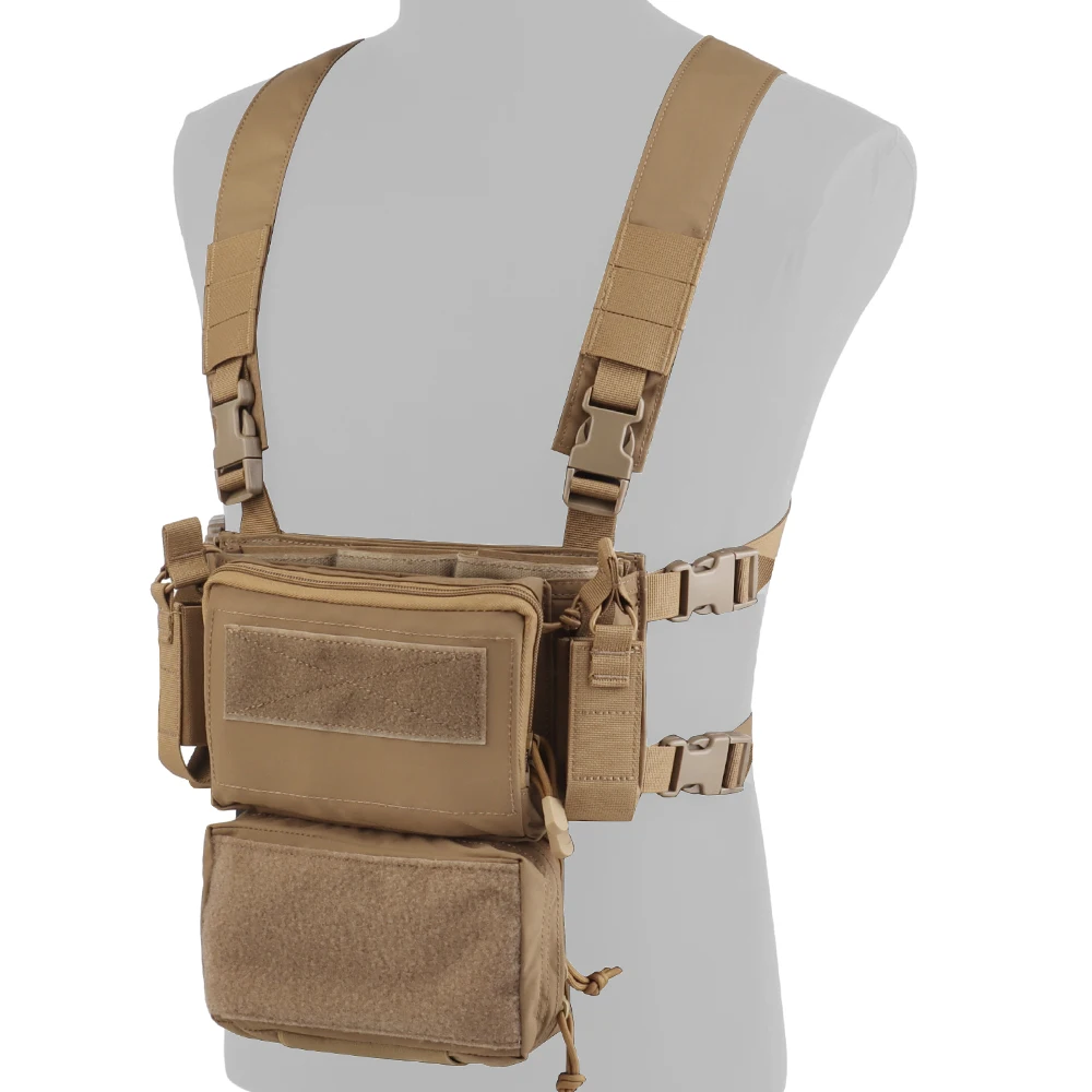 OPHIDIANTAC Arnés táctico desmontable para pecho con bolsa expandible - imagen 4
