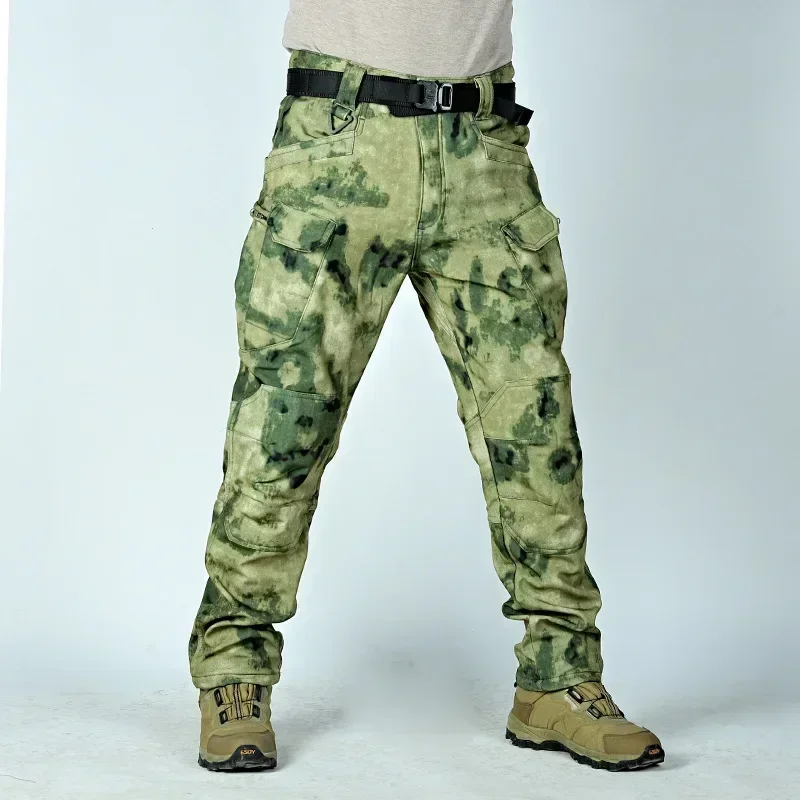 Conjunto táctico camuflaje impermeable softshell Sharkskin con capucha - imagen 4