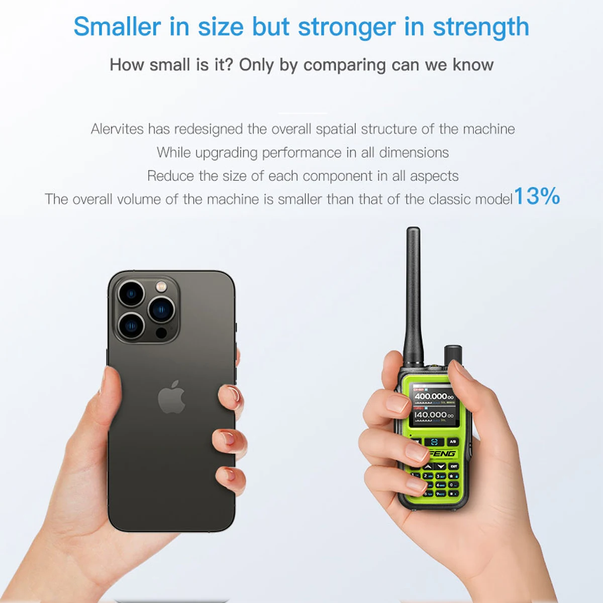Baofeng UV-5R Walkie Talkie Multibanda Bluetooth Programable Linterna - imagen 2