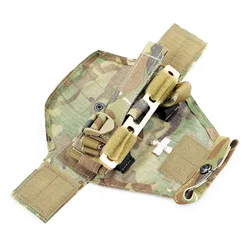 Bolsa táctica MOLLE torniquete nylon 500D velcro gancho-bucle airsoft