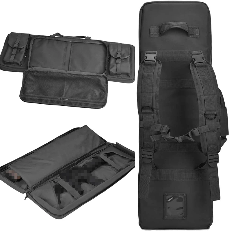 Bolsa táctica Molle reforzada para carabina y estuche pistola doble - imagen 5