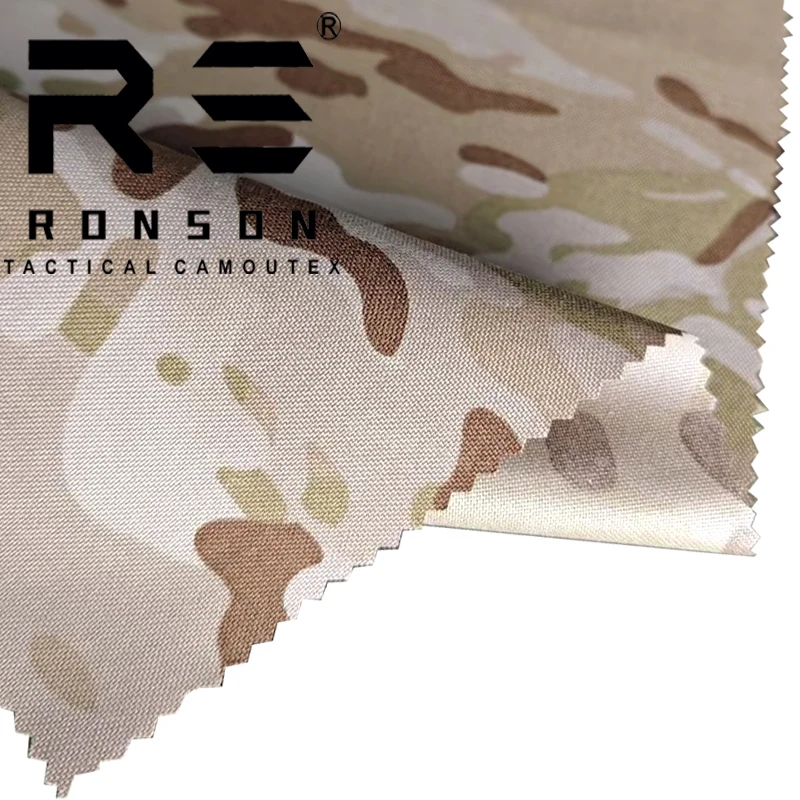 Tela camuflaje táctico desierto Oxford 500D para equipo militar - imagen 3