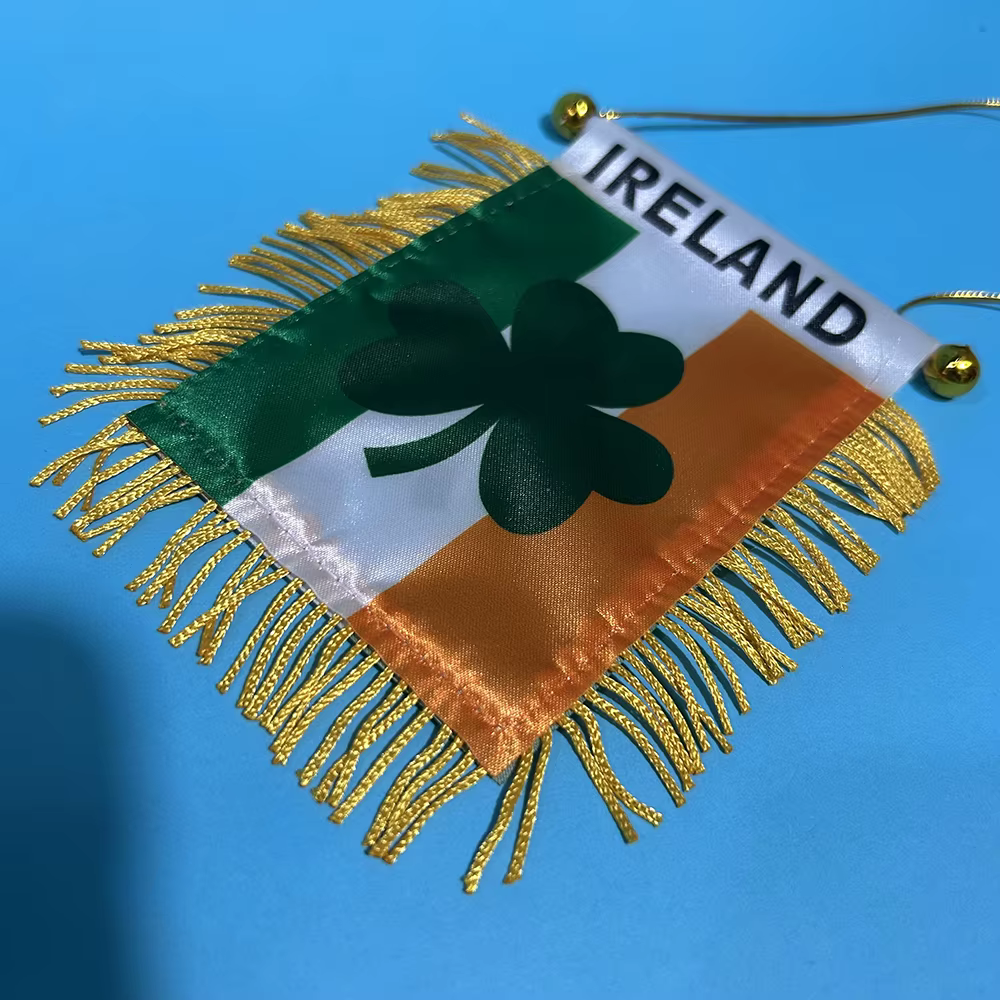 SKY FLAG bandera para ventana de coche trébol San Patricio Irlanda - imagen 5
