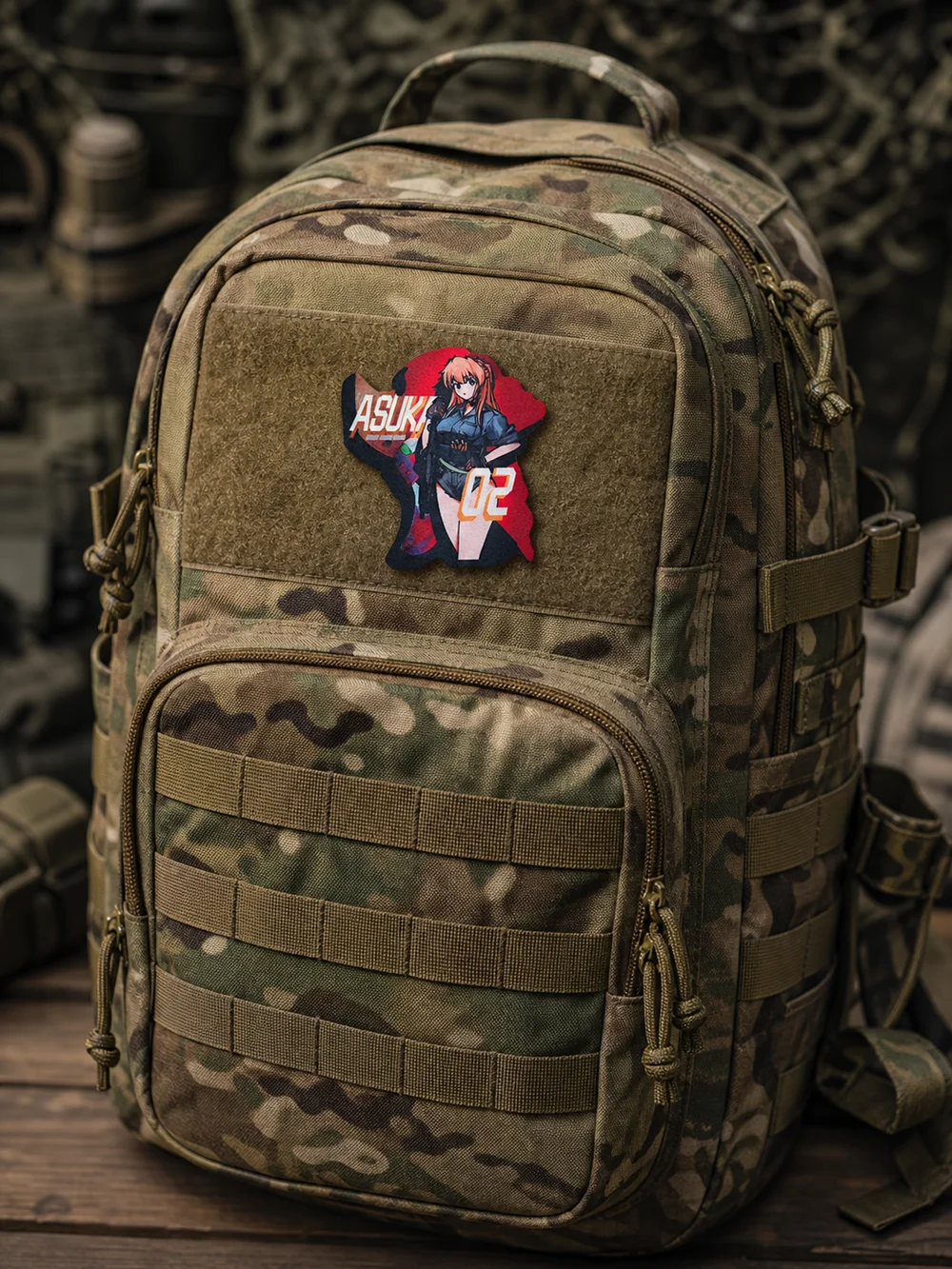 Parche táctico EVA Asuka y Rei Ayanami para decorar mochilas - imagen 5