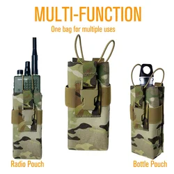 UNIONTAC 500D Bolsa táctica multiusos para radio PRC152/148 y botellas