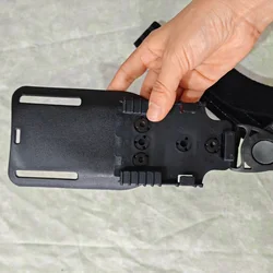 Soporte lumbar y piernas para cinturón táctico militar