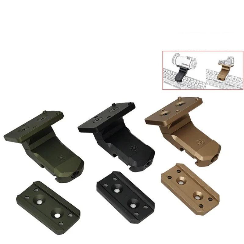 Adaptador de montura lateral para mira punto rojo de pistola - imagen 3