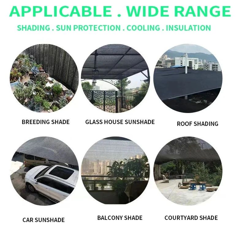 Malla sombra HDPE anti-UV resistente para jardín terraza camping - imagen 4
