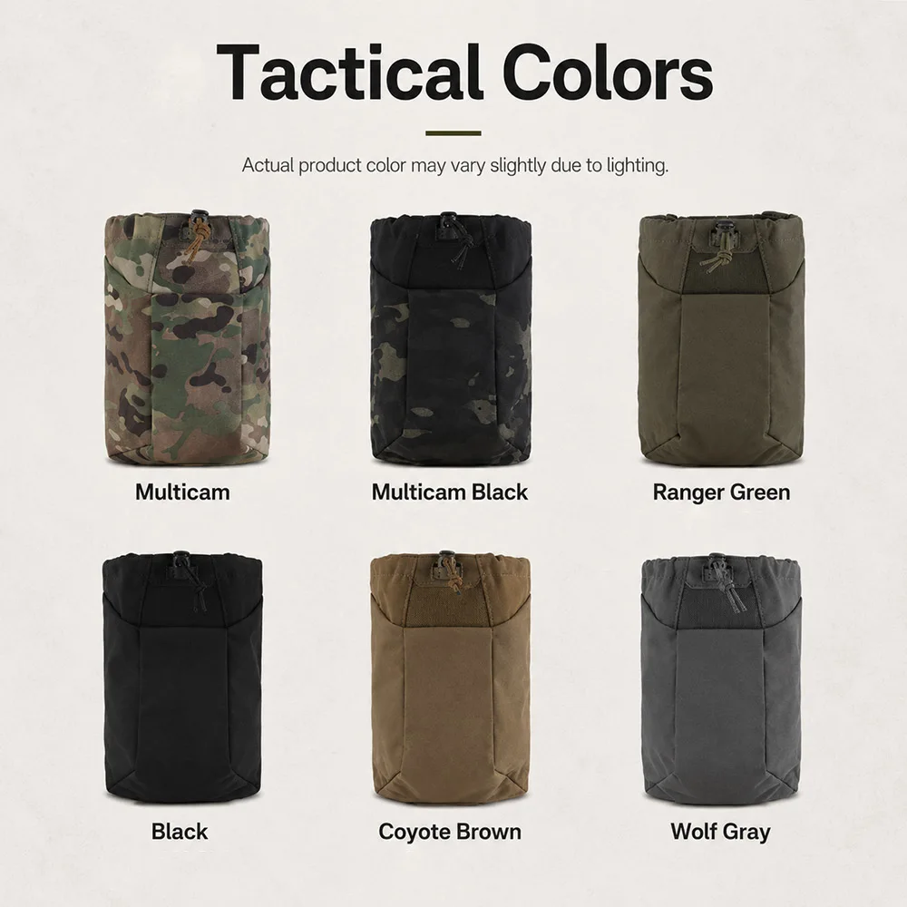 Bolsa Táctica MOLLE Plegable Cargadores – Airsoft, Caza y Tiro - imagen 5