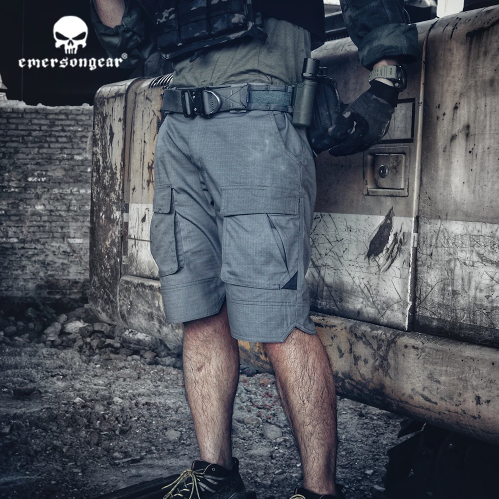 Emerson pantalones tácticos cortos azul – ergonómico senderismo