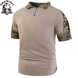 Camiseta táctica SINAIRSOFT transpirable camuflaje para airsoft