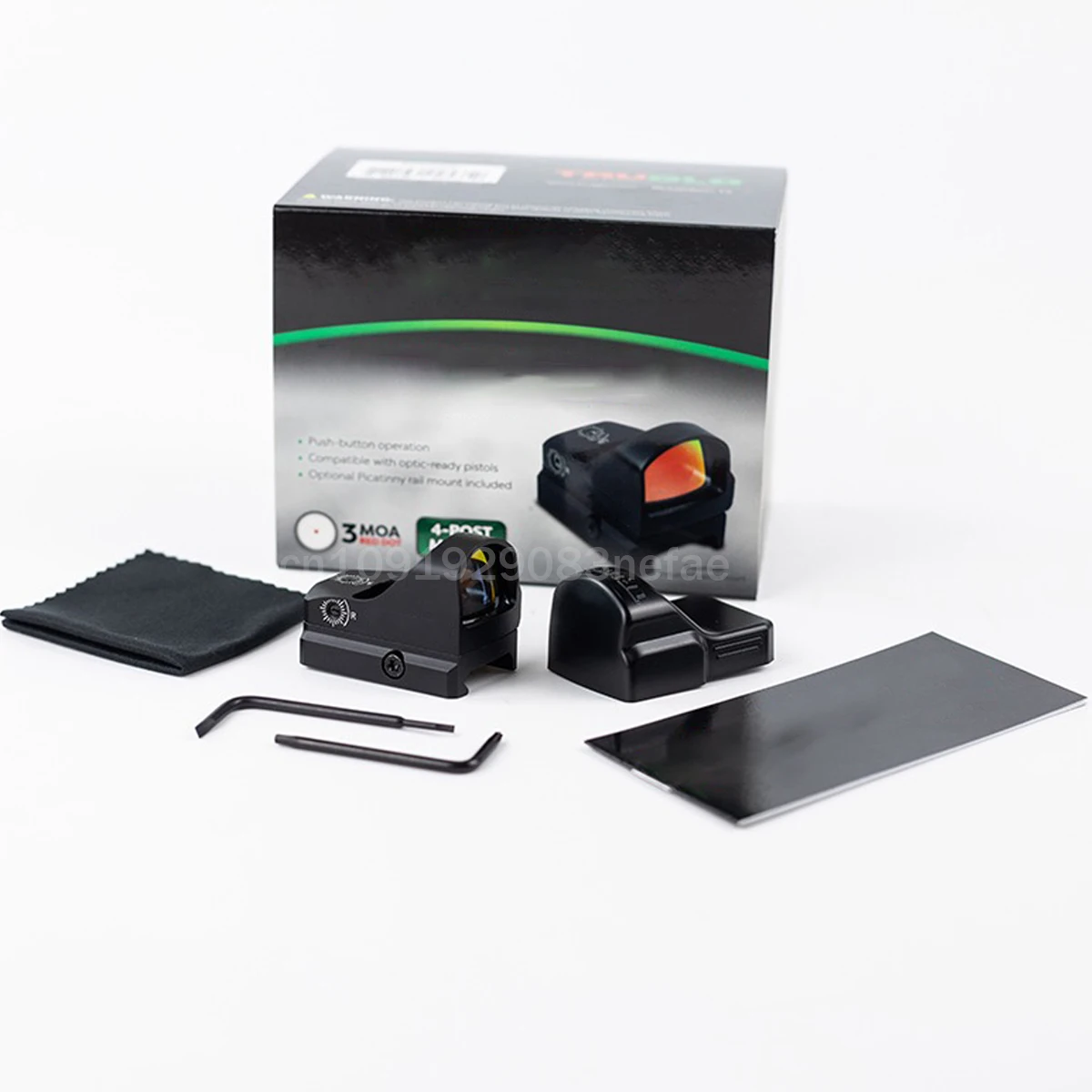 TRUGLO Tru-Tec mira reflex táctica sin paralaje Doctor Footprint - imagen 4