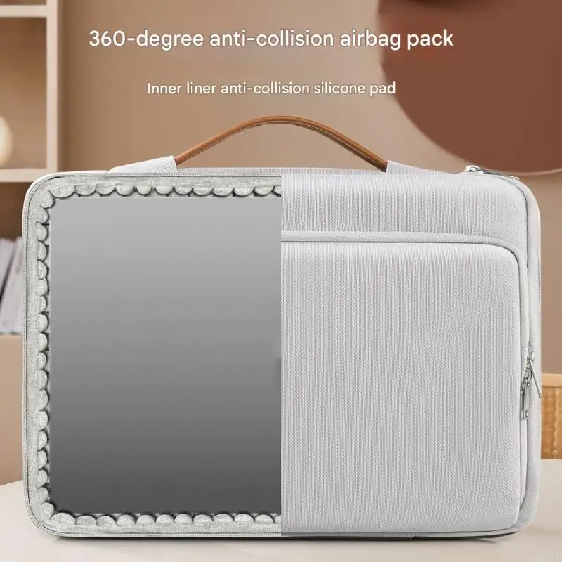 Funda acolchada antichoque para portátil con protección de viaje - imagen 5