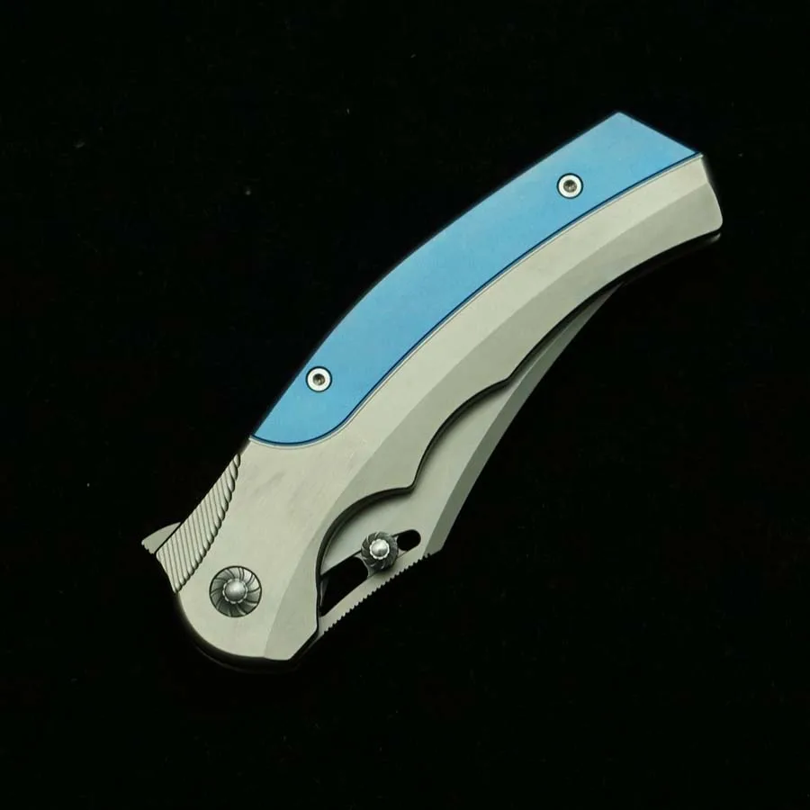 Rattlesnake F05 Cuchillo plegable M390 con mango de titanio - imagen 5