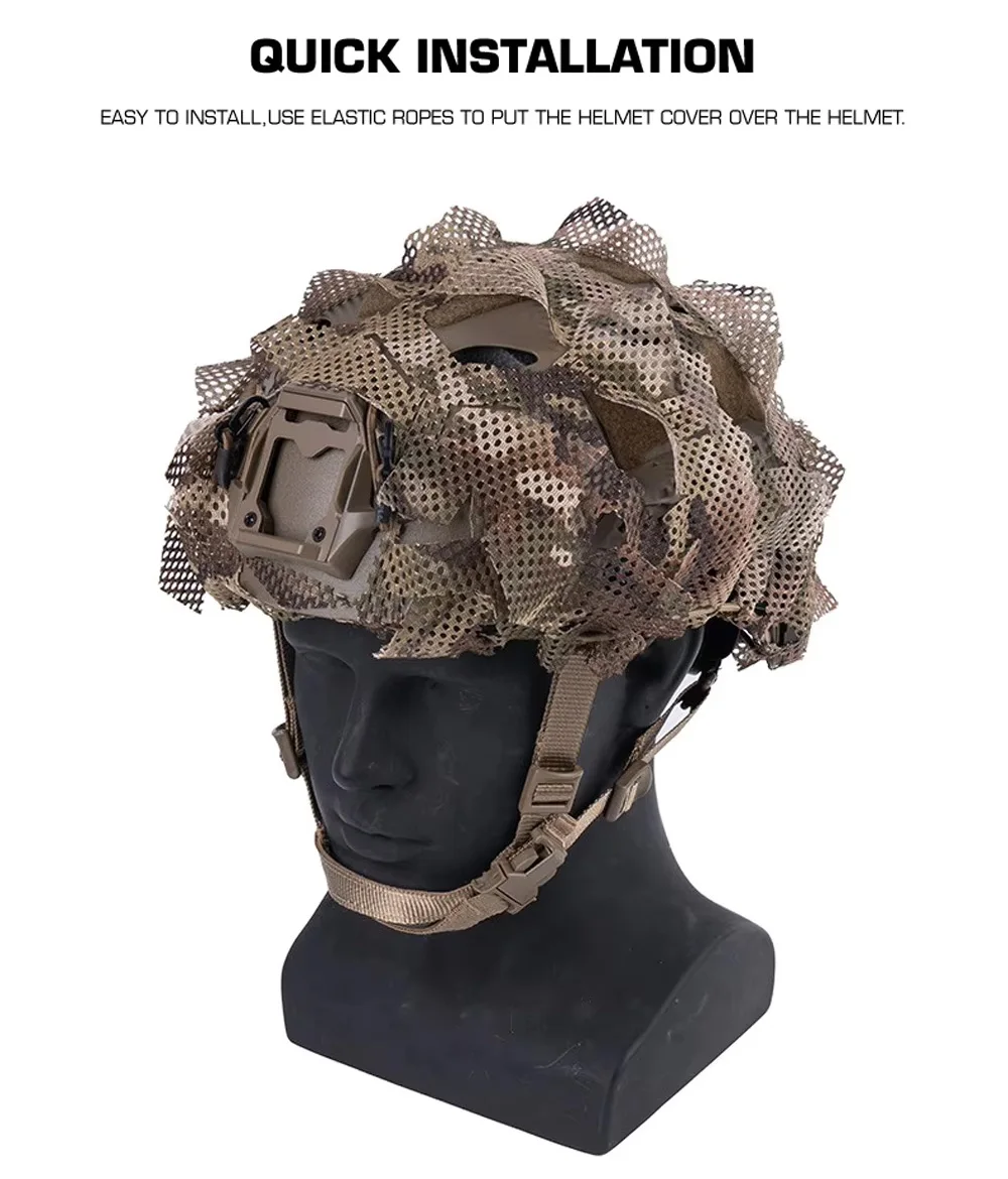 Detalle del diseño 3D para camuflaje en casco