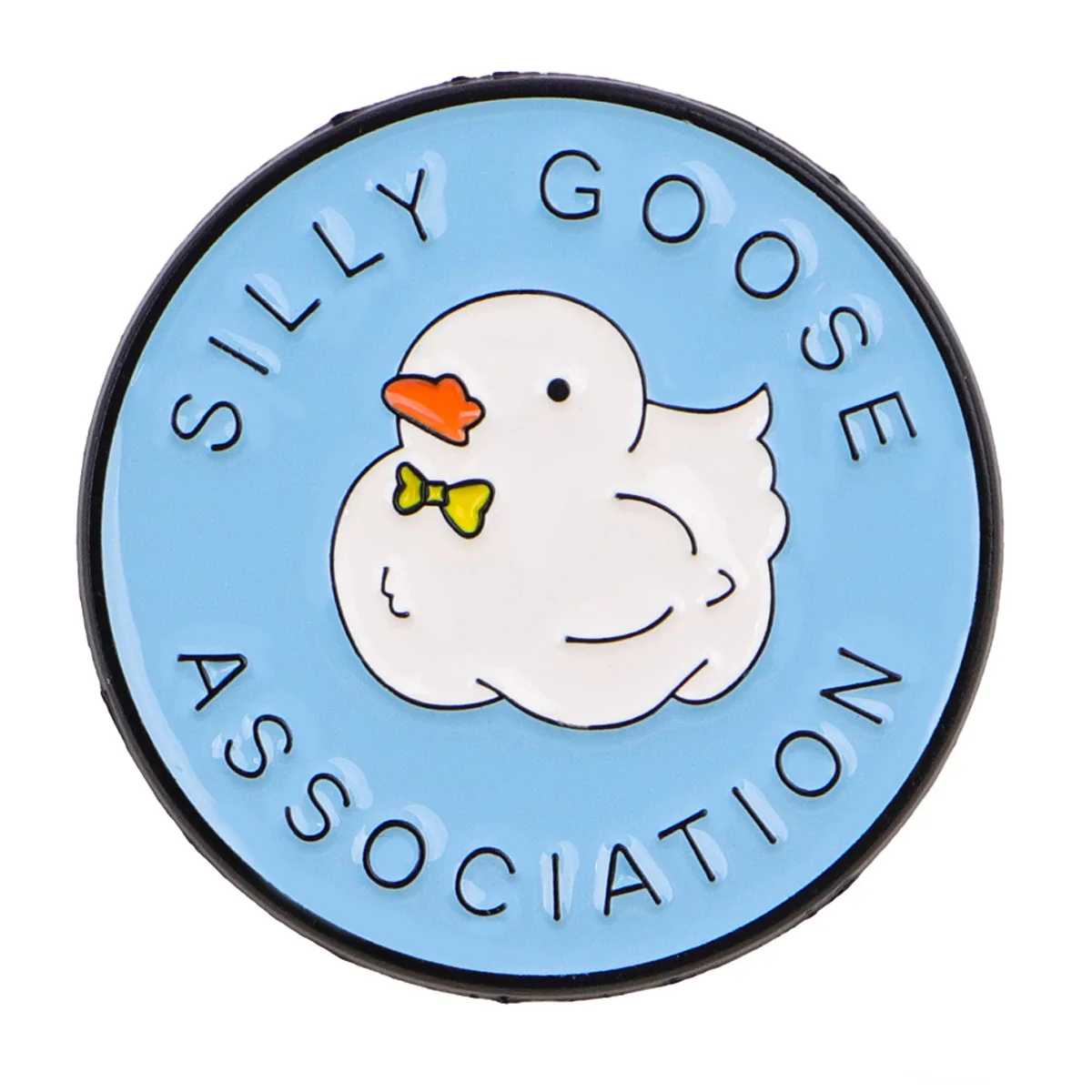 Pin de esmalte Silly Goose – broche metálico para mochila - imagen 3