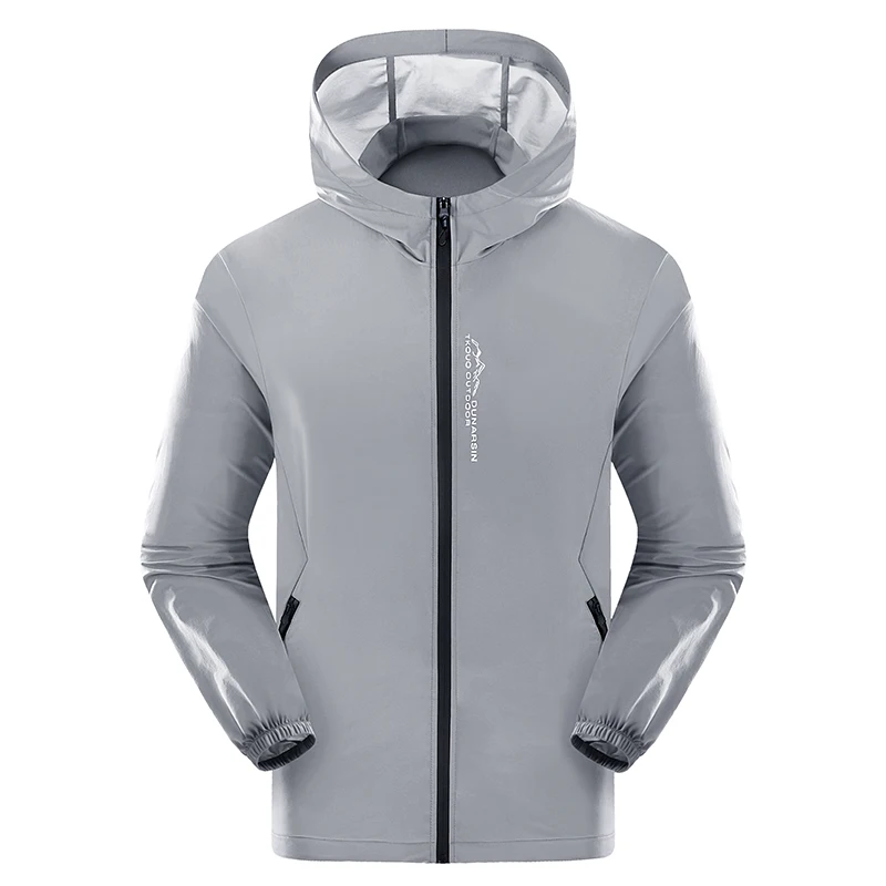 Chaqueta con capucha para hombre UPF50+ ligera y secado rápido - imagen 3