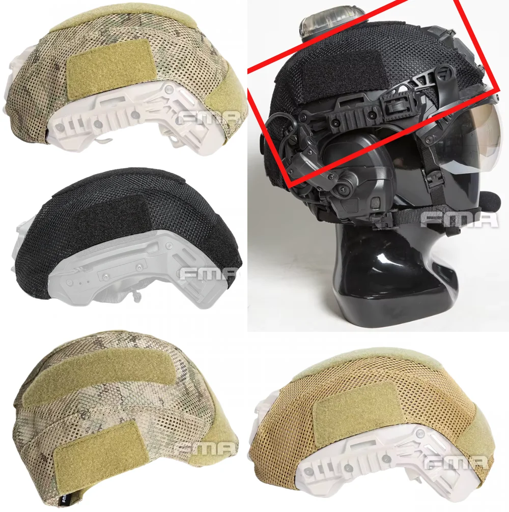 FMA funda táctica casco Wendy con riel balístico para paintball - imagen 4