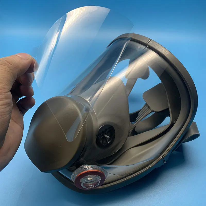 Ejemplo de instalación en máscara 3M 6800