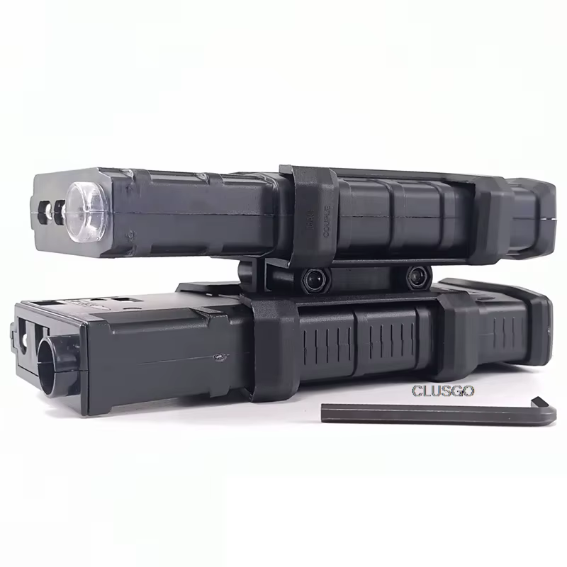 Acoplador doble cargador M4/M16 – Clip paralelo Airsoft táctico - imagen 4