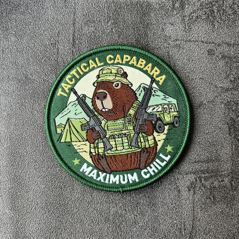 Detalle del estampado del parche