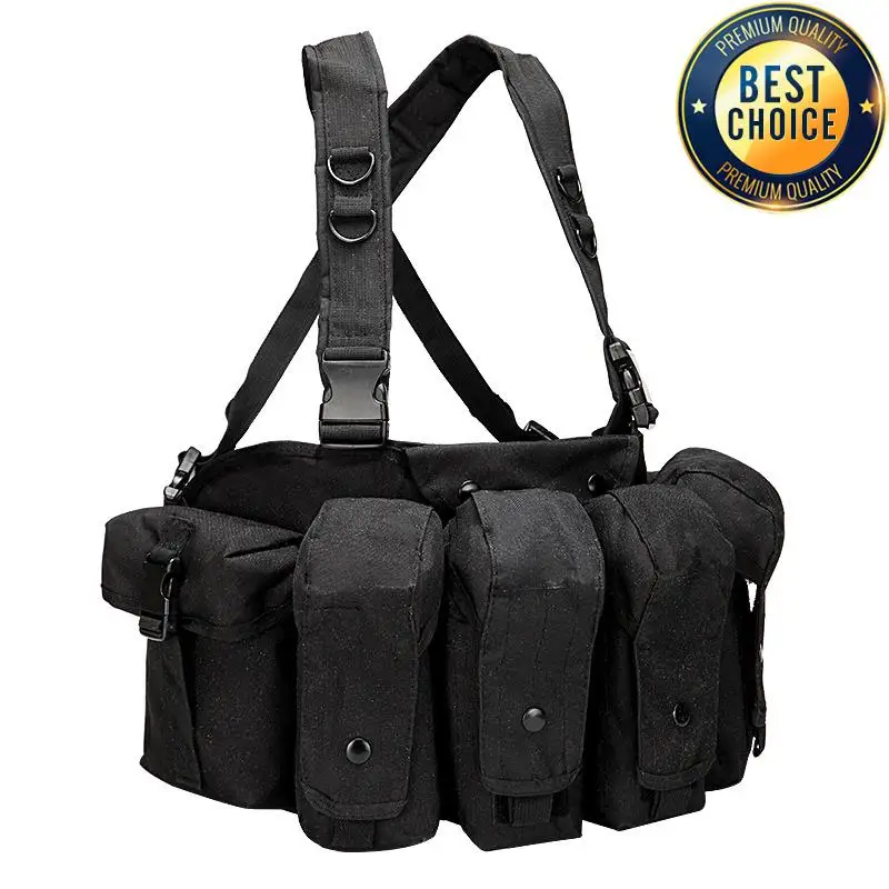 Chaleco táctico MOLLE de liberación rápida para caza y entrenamiento - imagen 2