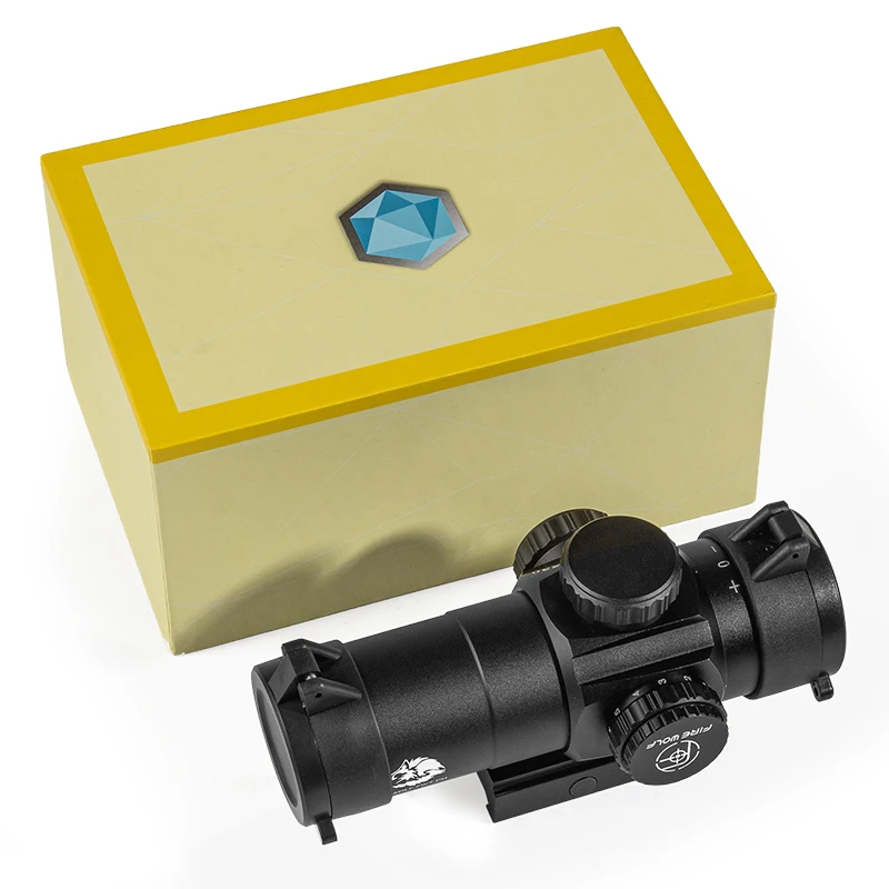 FIRE WOLF Mira prismática compacta para caza con riel Picatinny - imagen 3