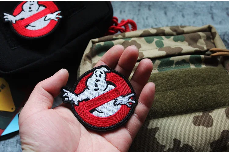 Parches Ghost Busters bordados en tela