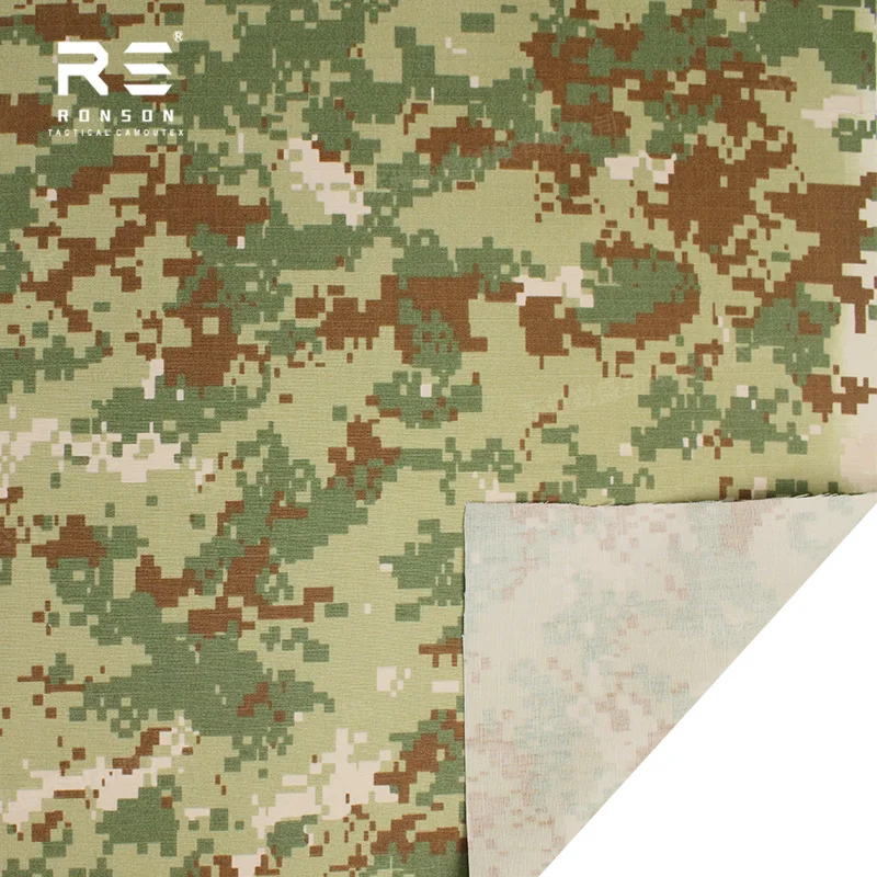 Tela táctica ripstop camuflaje digital boscoso Guardia Nacional Kuwait - imagen 5