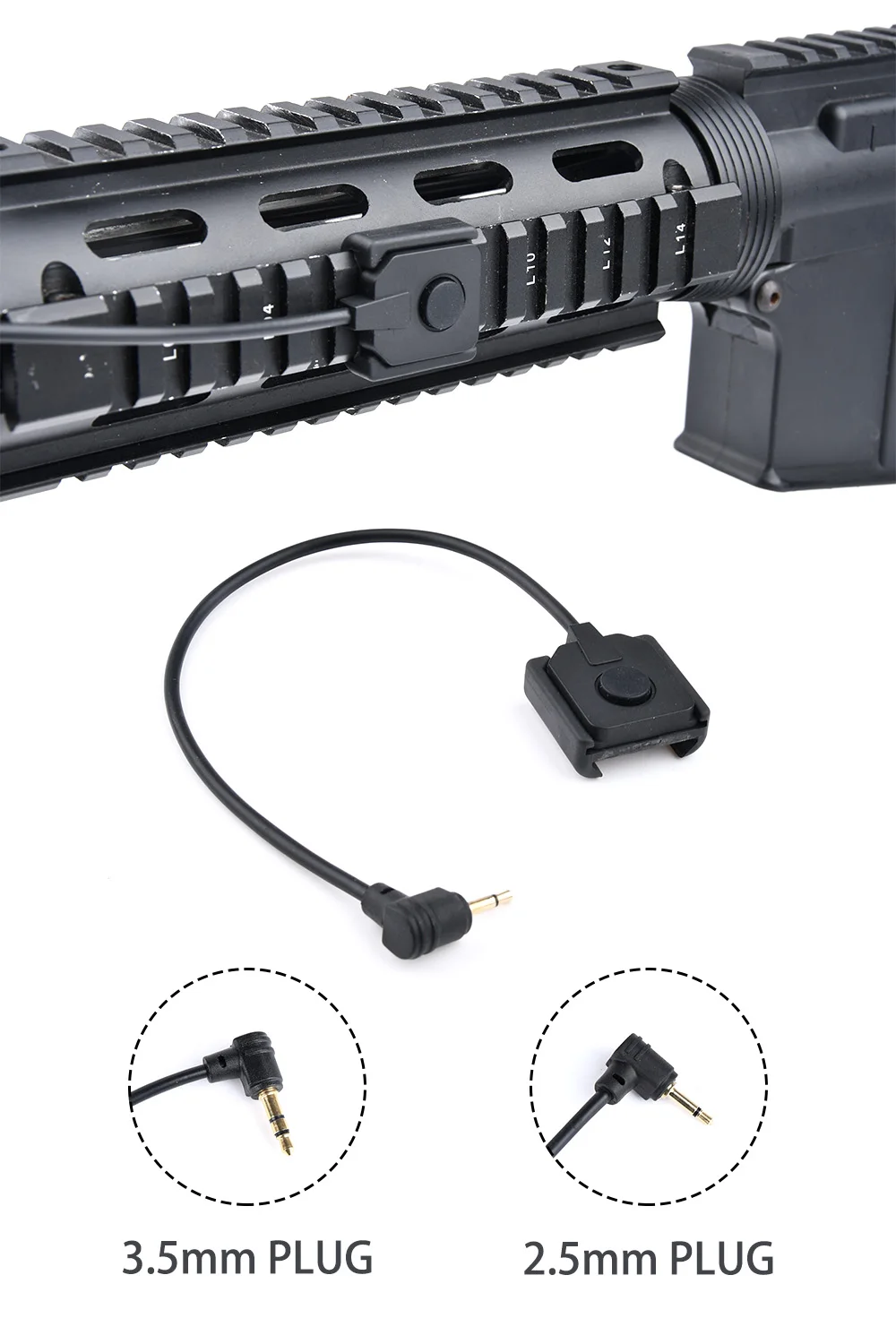 Control remoto de presión táctico 2,5mm WADSN