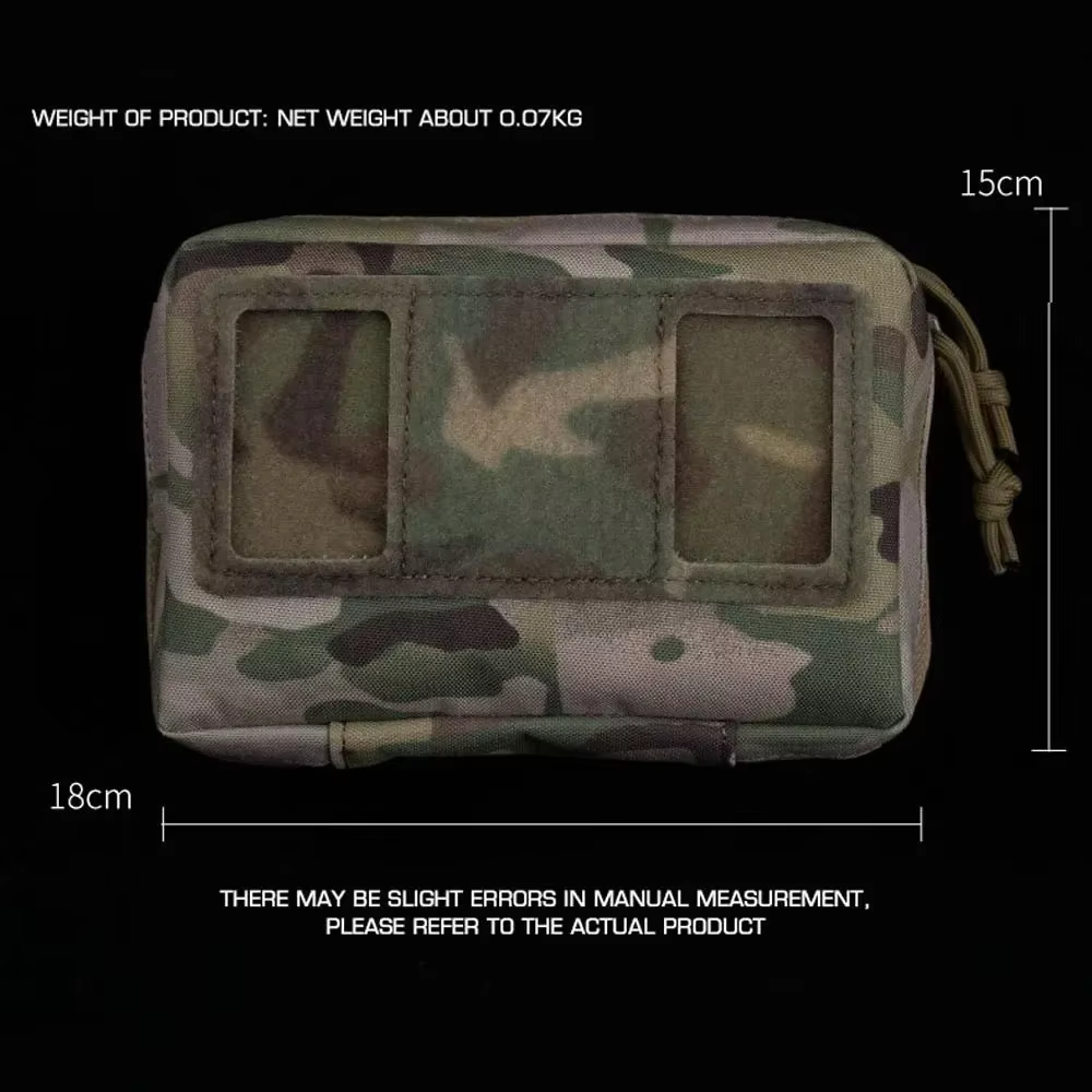 Bolsa táctica MOLLE para portaplacas con soporte de teléfono plegable - imagen 5