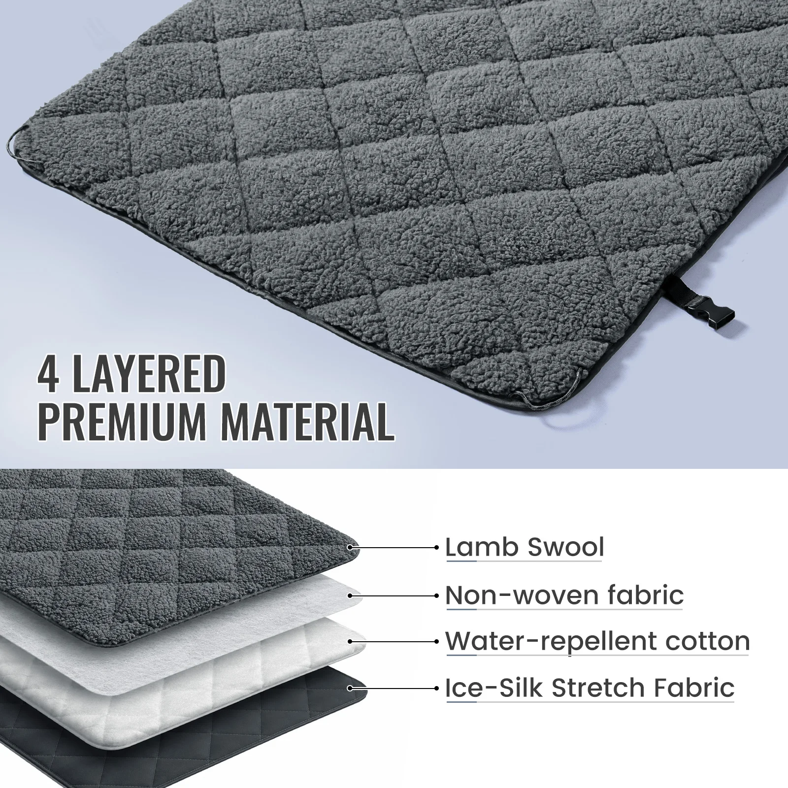OneTigris Colchón para Cama de Campaña Reversible Multiestación - imagen 5